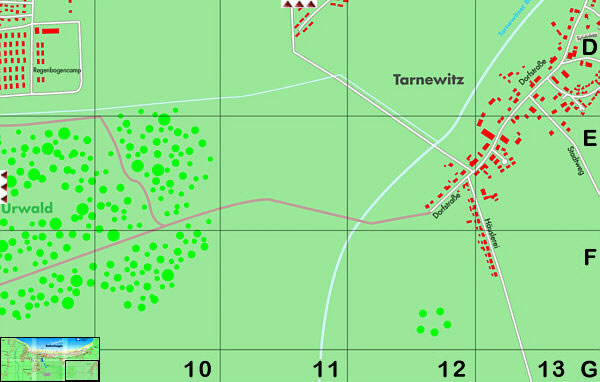 Detailkarte Ostseebad Boltenhagen mit Übersichtskarten